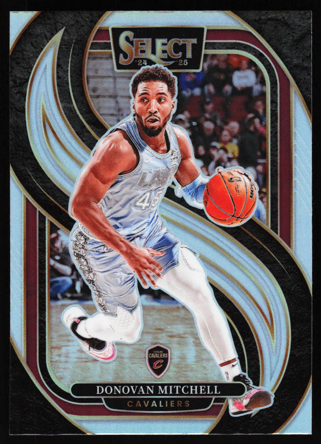 2024-25 Panini Select #155 Donovan Mitchell Silver Prizm