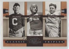 2008 Donruss Classics Classic Triples Jim Thorpe Sammy Baugh Ken Strong HOF 0af