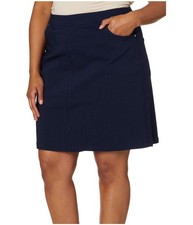 HEARTS OF PALM Womens Essentials Tech Pull On Skort Skirt
