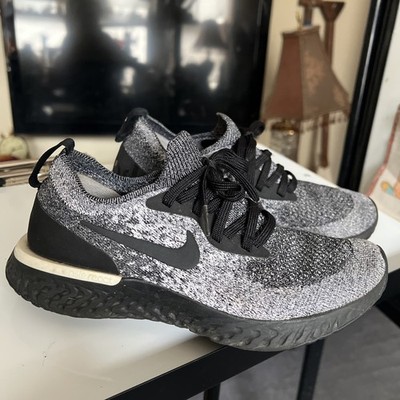 Nike Epic React Flyknit Cookies and Cream 2018 - women running shoes Size 7