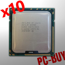 Lot of 10 Intel Xeon E5640 Quad Core SLBVC LGA1366 CPU Processor