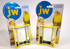 Lot of 2 Insight Products Birds JW Pet Hall of Mirrors for Parakeet Cockatiels