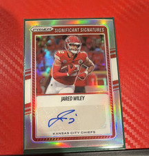 2025 Panini Prizm Significant Signatures Jared Wiley Chiefs Autograph