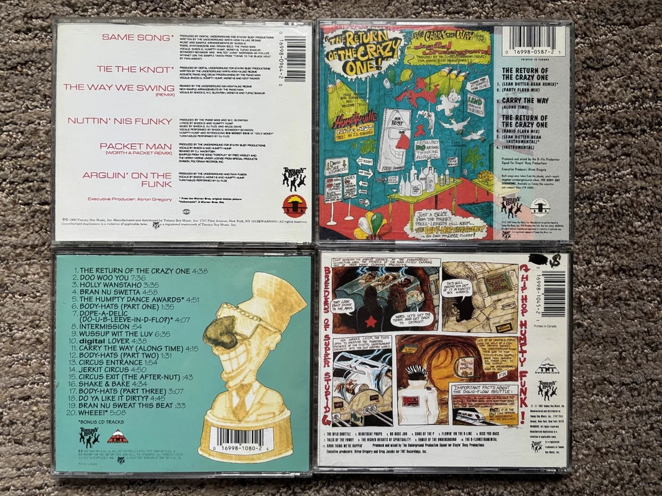 Digital Underground CD Lot 2pac Sons Of The P, Body Hat Syndrome w/Poster &More Foto 2 de 4