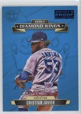 2021 Panini Diamond Kings Debut Artist Proof Blue Cristian Javier #DDK-HA 03rx