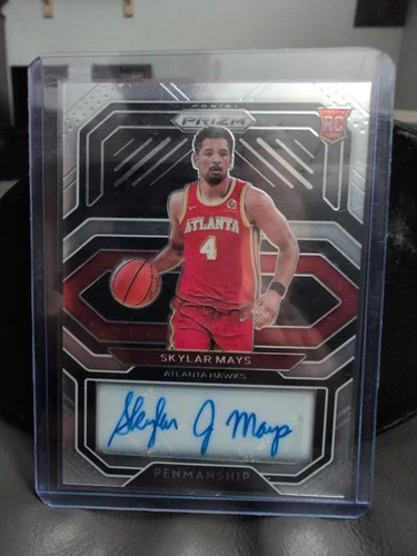 2020-21 Panini Prizm - Rookie Penmanship Skylar Mays #RP-SMY Silver Prizm (RC)