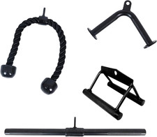 New Tricep Press down Cable Attachment, LAT Pulldown Attachment, Weight Machine