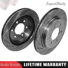 Drilled Brake Rotor for Ford Expedition 18-21 F-150 Lincoln Navigator Rear Pair