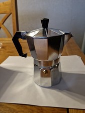 3 Cup Aluminium Traditional Continental Espresso Coffee Maker 175ml Free Deliver