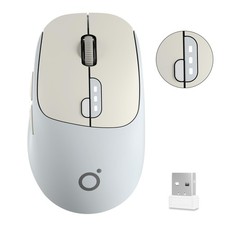 EWEADN Q5 Wireless , Bluetooth 2.4G Quiet Computer Mouses with Battery Leve...