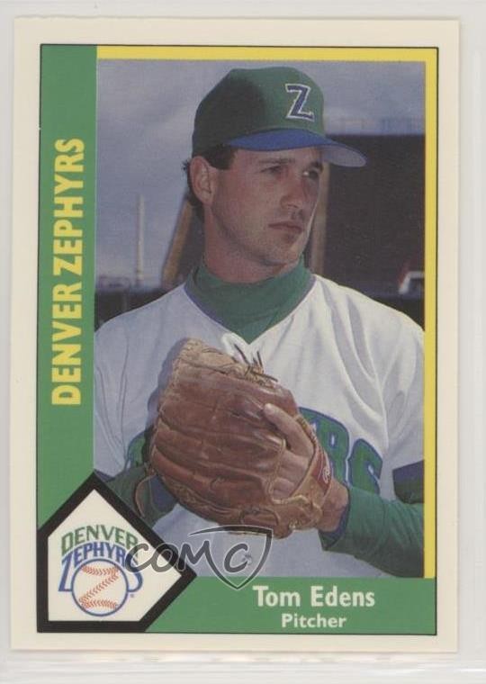 1990 CMC AAA/ProCards A & AA Packs Tom Edens #29 0s5