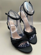 Jewel Badgley Mischka Women's Nanette Stiletto Dress Sandals Black Size 7