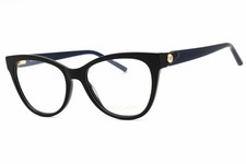 Escada VESE03 0700 Shiny Black 54mm Eyeglasses New Authentic