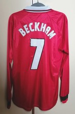 Maglia Manchester United finale Champions League 1998/1999 Beckham 7