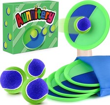 Toss and Catch Ball Set, Beach Toys for Kids Fun Outdoor Toys and Yard Games