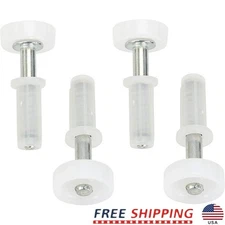 Bi-fold Door Roller Guides Replacement Spring Loaded Smooth Glide Set of 4 New