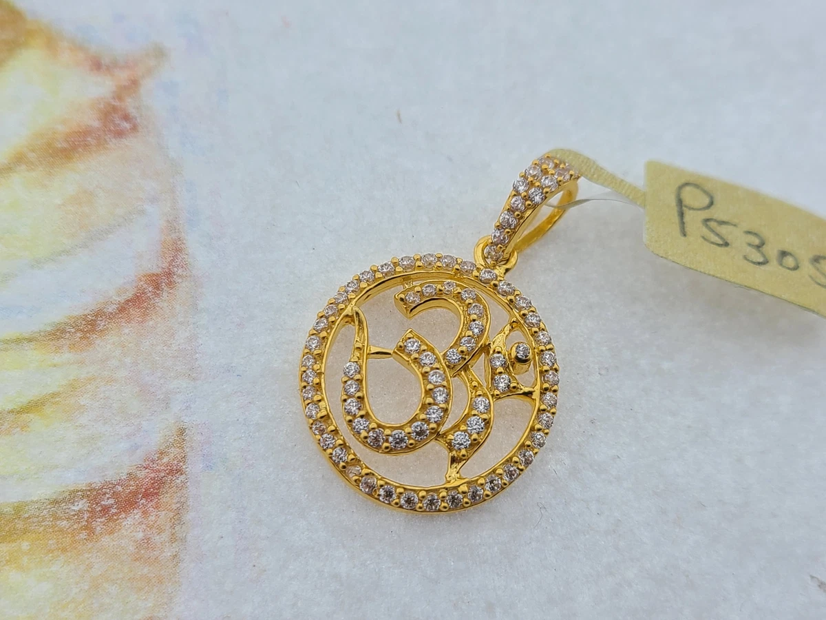 Om pendant designs in gold store