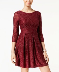 B-Darlin-Juniors-Lace-Fit-Flare-Dress