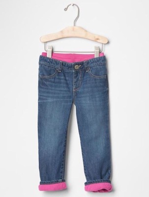Fleece-Lined Blue Jeans Denim Pants | eBay