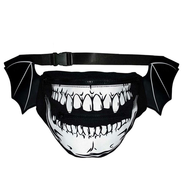 skull fanny pack