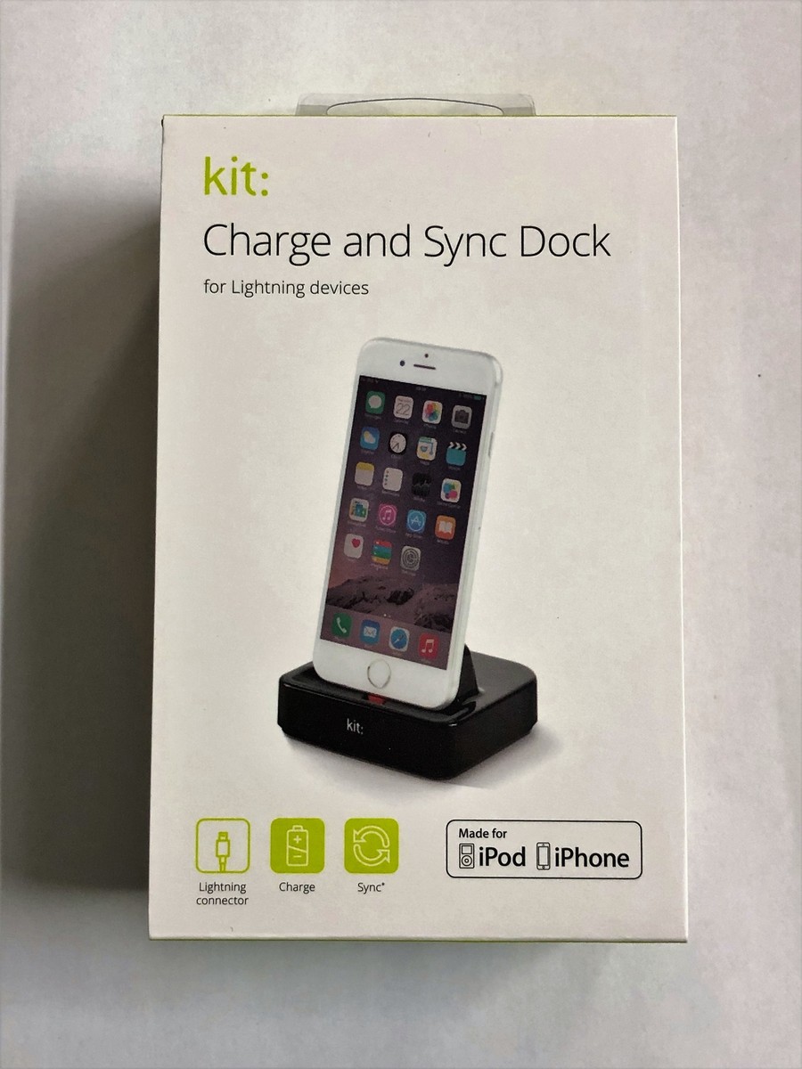 Kit Lightning Charge Sync Black Cradle Dock iPhone SE 11
