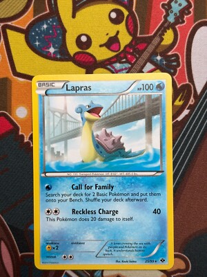 Lapras 25/99 Kommende Schicksale englisch Pokemon Karten NM