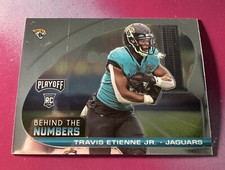 2021 Playoff Football Behind the Numbers #BTN-TET Travis Etienne Jr RC Base