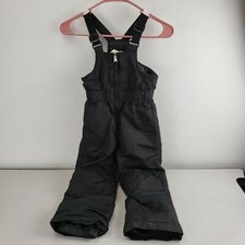 Faded Glory Unisex Kids Black Sleeveless Full Zip All Over Jumpsuit Size XS 4-5