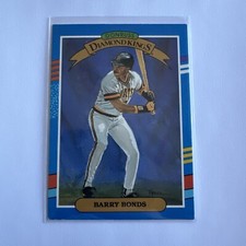 1991 Donruss - Diamond Kings 3 Yellow Stripes on Right #4 Barry Bonds