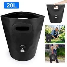 20L Collapsible Bucket Folding Water Container for Camping & Outdoors