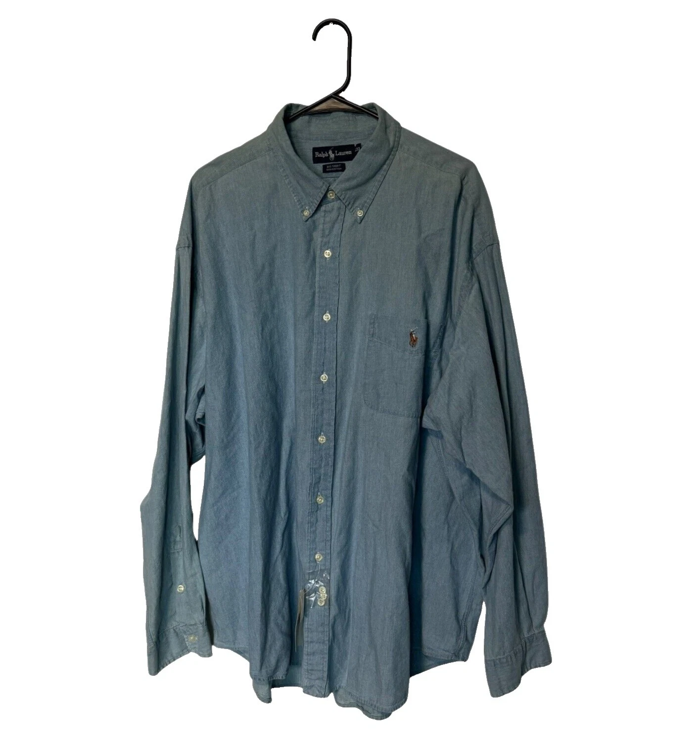 Lauren Ralph Lauren Long Sleeve Big & Tall Casual Button-Down Shirts for Men