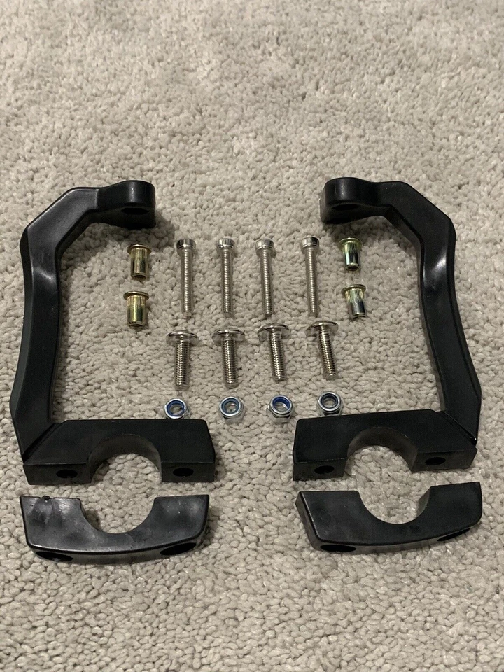 Orange Handlebar Guards Handguards Motorcycle Fits Sur-Ron Light Bee X Segway - Image 2 of 4