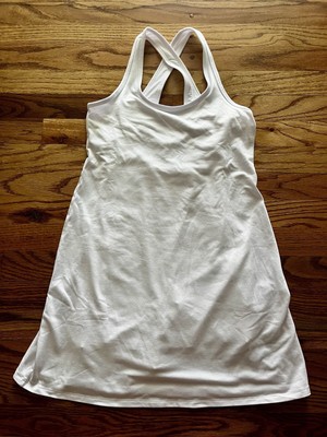 Gap Womens XS Brushed Tech Jersey Active Dress White