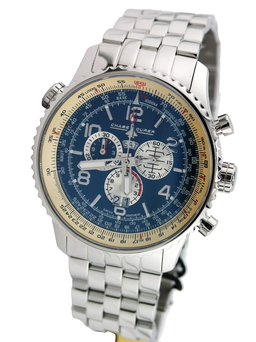 Chase automatic black hot sale stainless steel watch