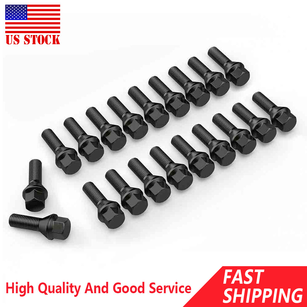 Set of 20 Wheel Lug Bolts Nuts For BMW E46 E90 E39 E60 E53 36136781150
