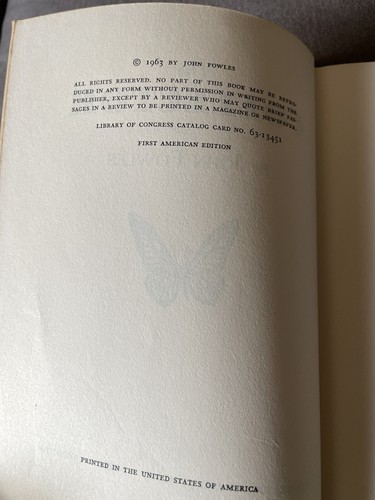 THE COLLECTOR by JOHN FOWLES First Edition! - Bild 4 von 4