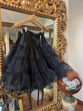 Grace Karin Black Petticoat Circle Skirt Fluffy Slip M NWT