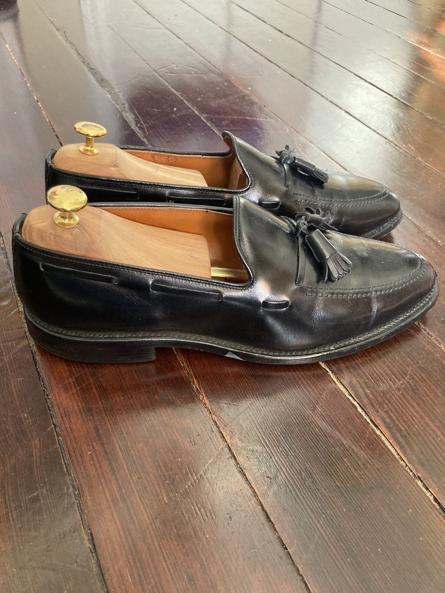Allen Edmonds Grayson Black Leather Tassel Loafer Dress  display picture 1