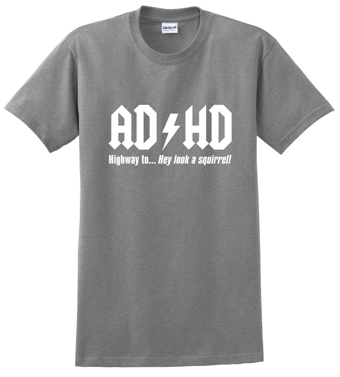 Adhd Acdc Band Logo Spoof Attention Deficit ADHD AC DC T Shirt Acdc
