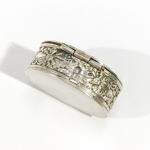 Antique Solid Silver Pill Box 1900s MADE IN FRANCE - Picture 3 of 9