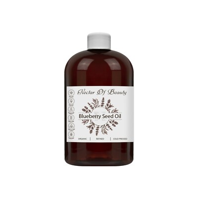 Blueberry seed oil 8 oz 100% pure fully filtered unscented carrier oil skin hair