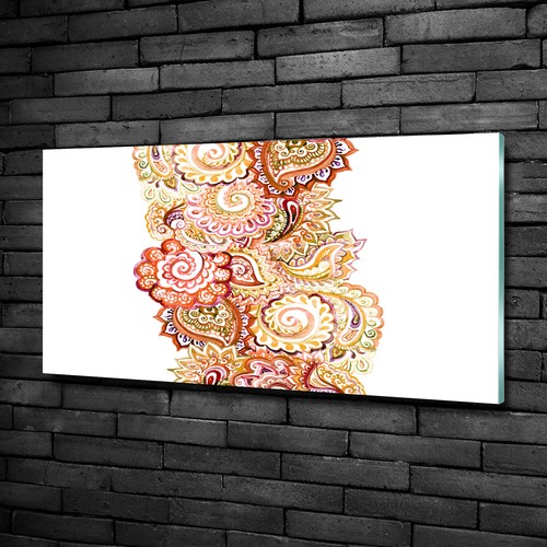 Tulup Tableau Sur Verre Trempé Image 100x50 - Fleurs Hawaïennes