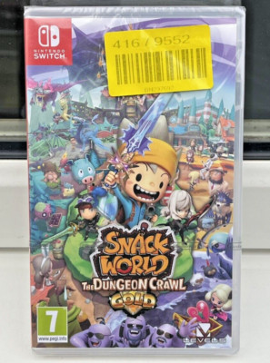 NINTENDO SWITCH SNACK WORLD THE DUNGEON CRAWL GOLD UK PAL *FACTORY SEALED*