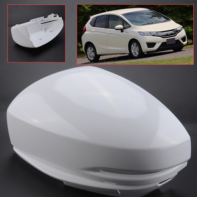 Left Door Side Rearview Mirror Cover Cap Fits for Honda Fit / Jazz 2014