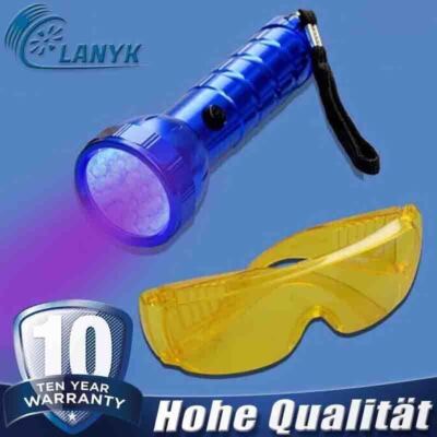 28LED UV-Taschenlampe Leak Detection Detektor Lamp Air Conditioning Repair DE