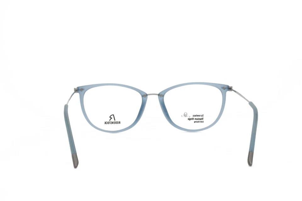 RODENSTOCK EYEGLASSES Germany SCREWLESS TITANIUM HINGE NEW 7070C 49-16-140 BLUE - Image 4 of 4