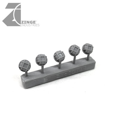 Zinge Industries 10 mm runde Schott Scheinwerfer hochwertige Landschaft Bits S-BHL03
