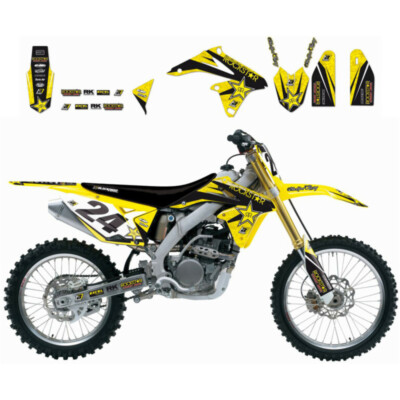 BLACKBIRD Rockstar Energy Deko-Kit für Suzuki RM125/250 RM graphic kit 2318L