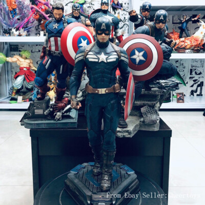 アメコミ queen studio 1/4 captain america QUEEN STUDIOS QS 1/4 Captain America Marvel Iron Man Whole-length