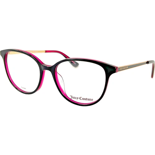 Juicy Couture JU207G Womens Plastic Eyeglass Frame 0807 Black 52-17 Spring Hinge